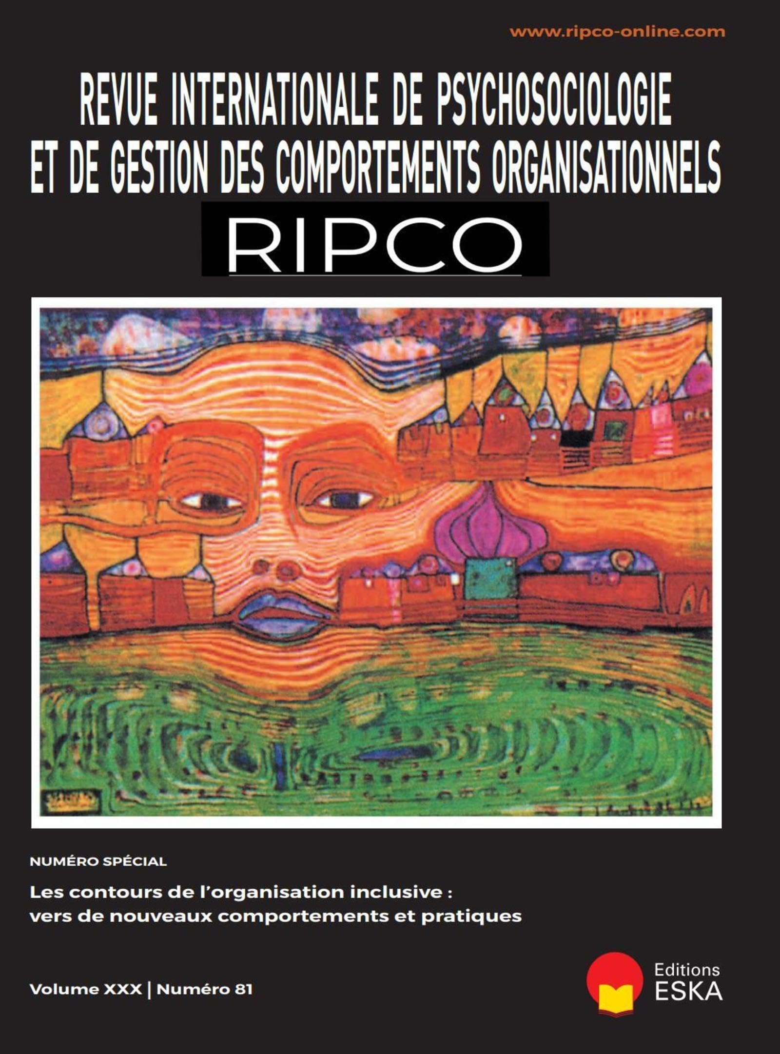 RIPCO 81 - 2024: Les contours de l'organisation inclusive : vers de nouveaux comportements et pratiques book