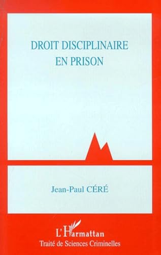 Droit disciplinaire en prison book