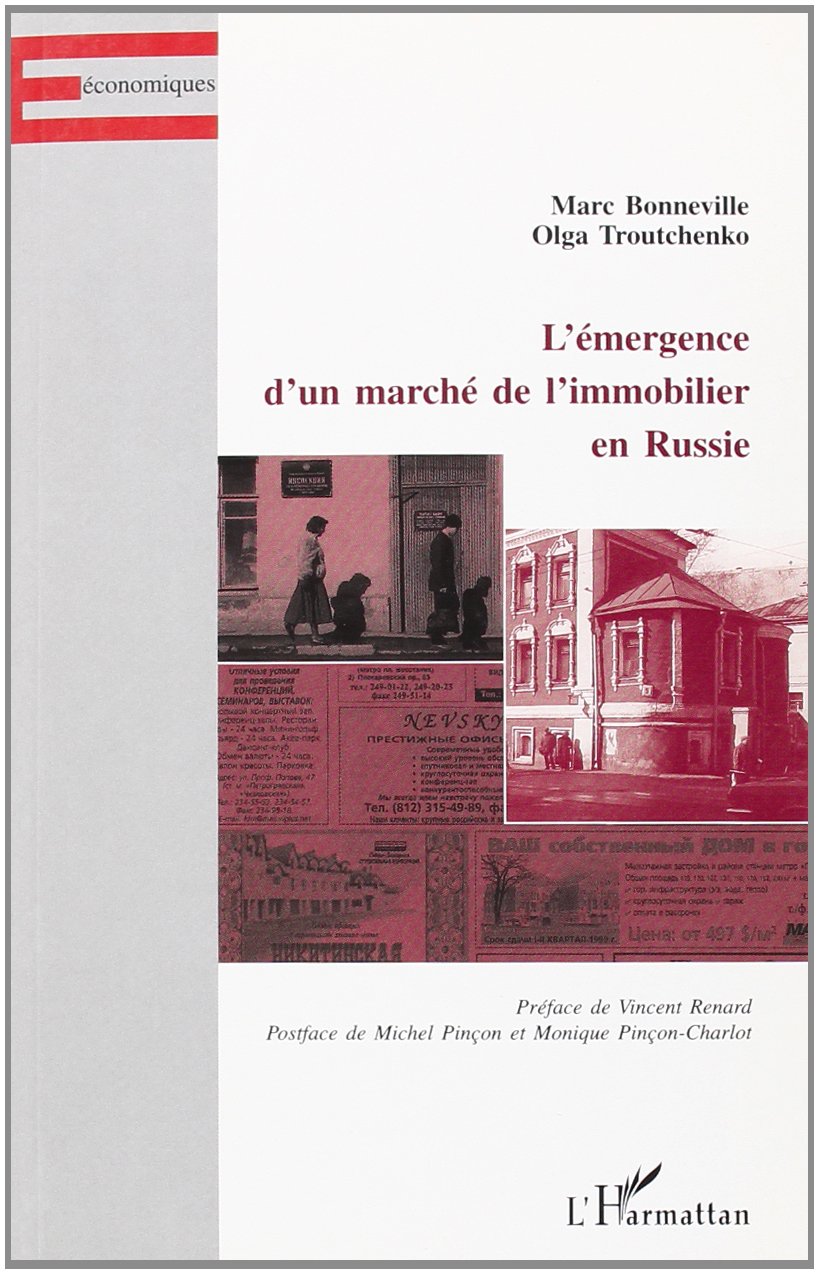 L'EMERGENCE D'UN MARCHE DE L'IMMOBILIER EN RUSSIE book