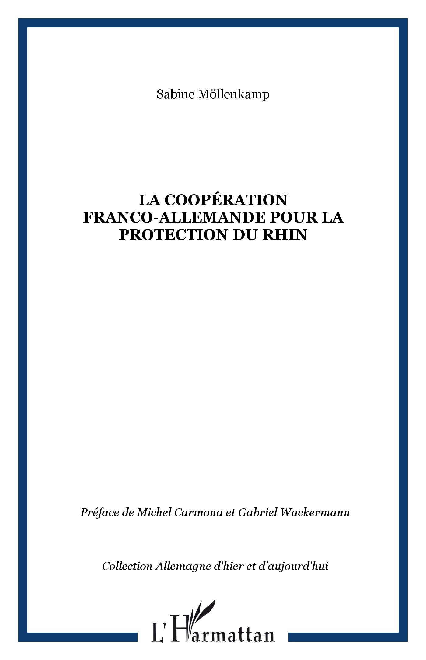 Cooperation franco-allemande pour la protection du rhin (la) book