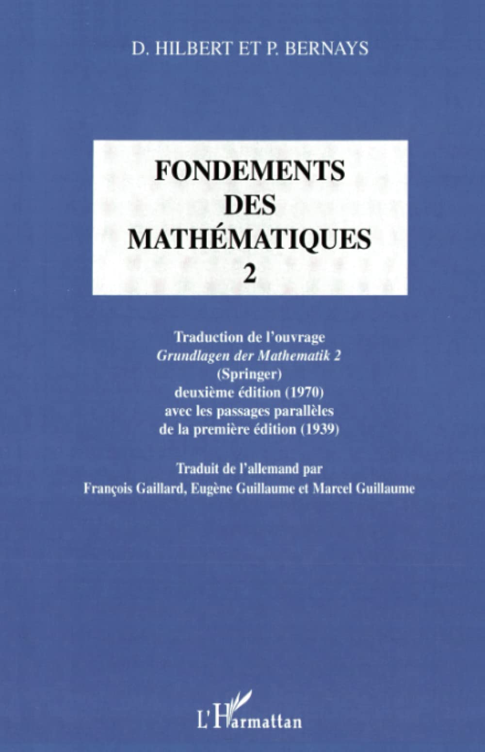FONDEMENTS DES MATHÉMATIQUES: Tome 2 book