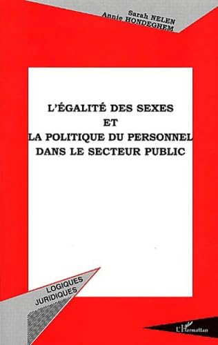 L'égalité des sexes et la politique du personnel dans le secteur public book