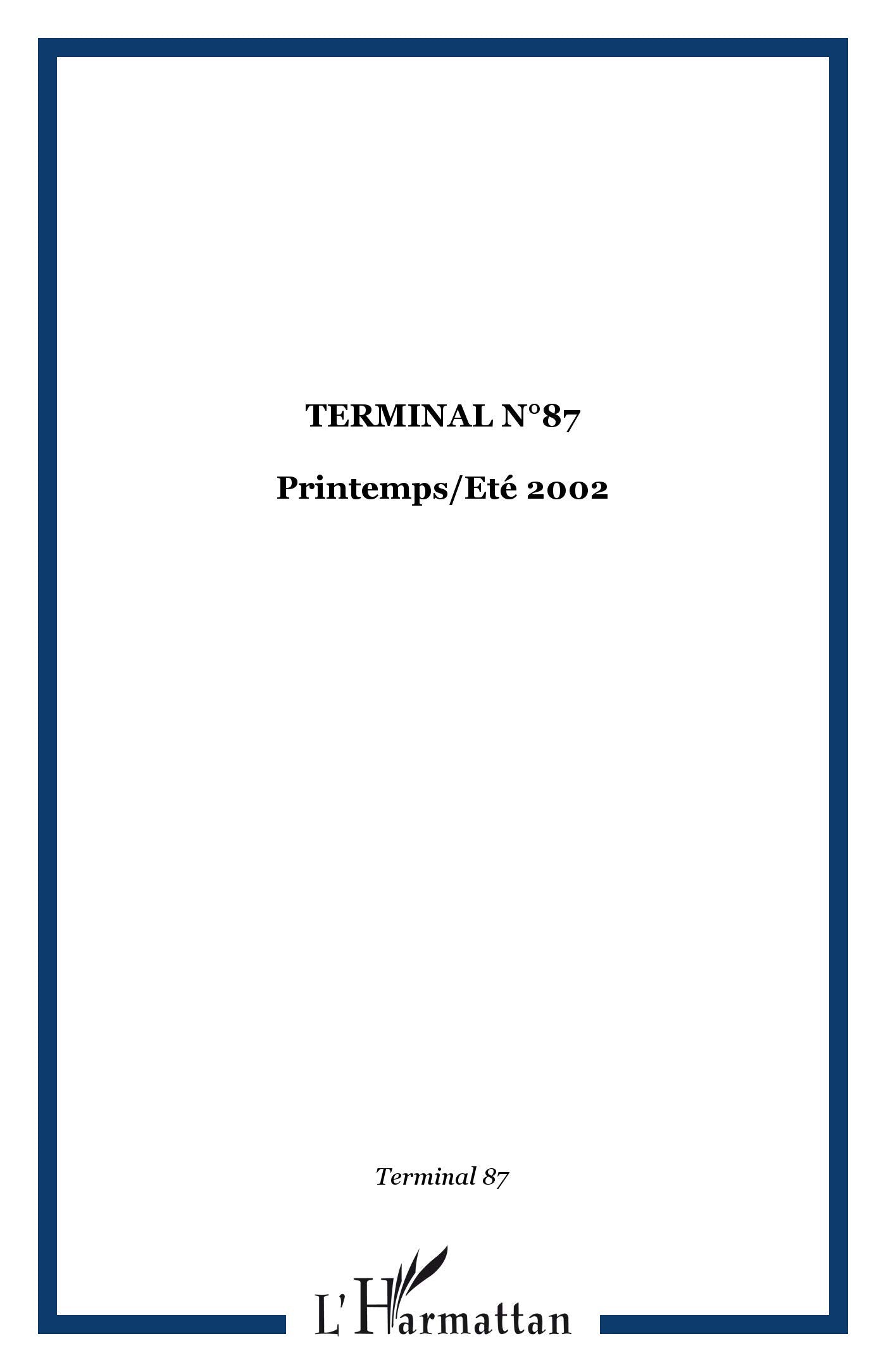 Terminal n°87 : politique d'entreprise informatique et reseaux book