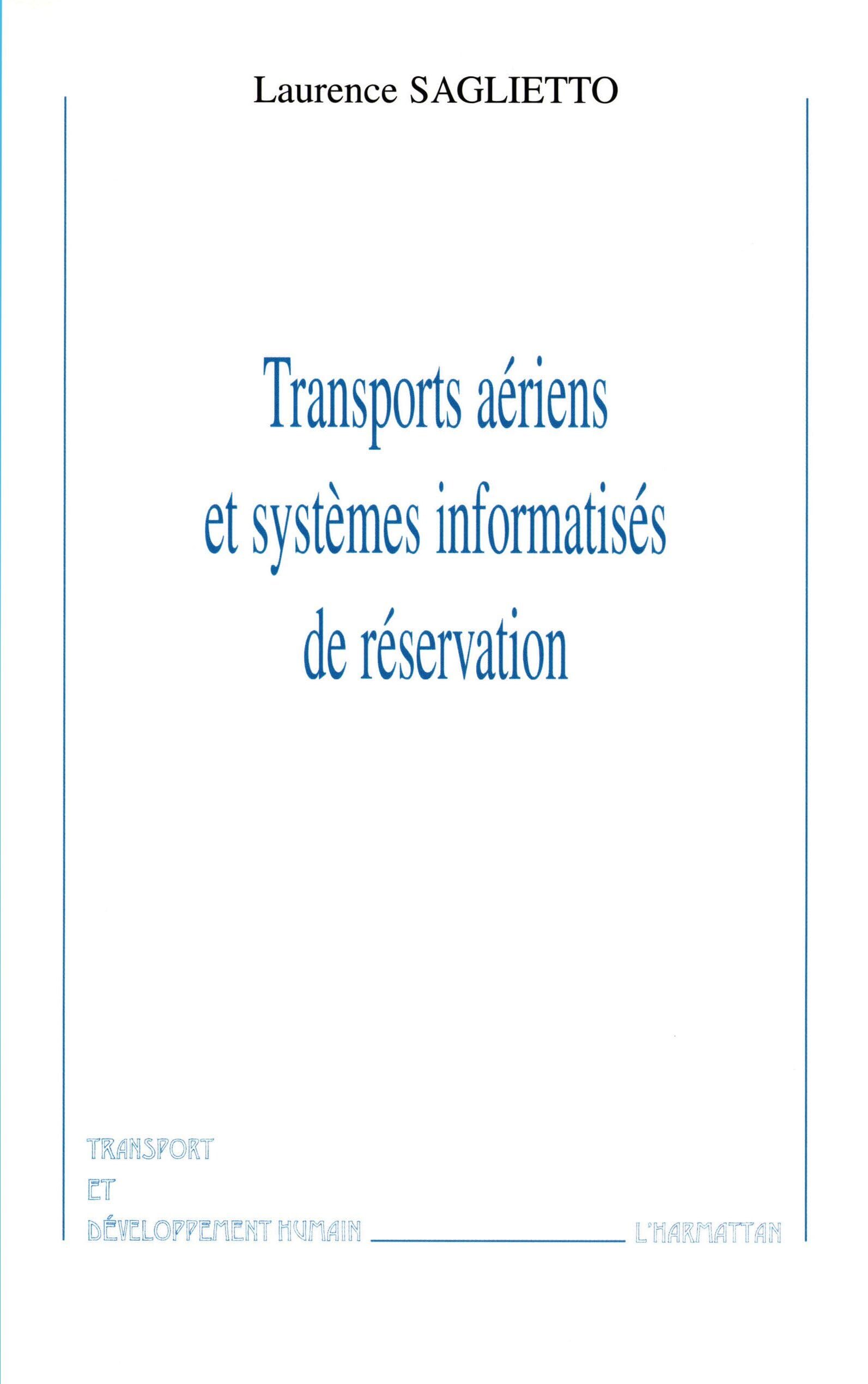 Transports aériens et systèmes informatisés de réservation book