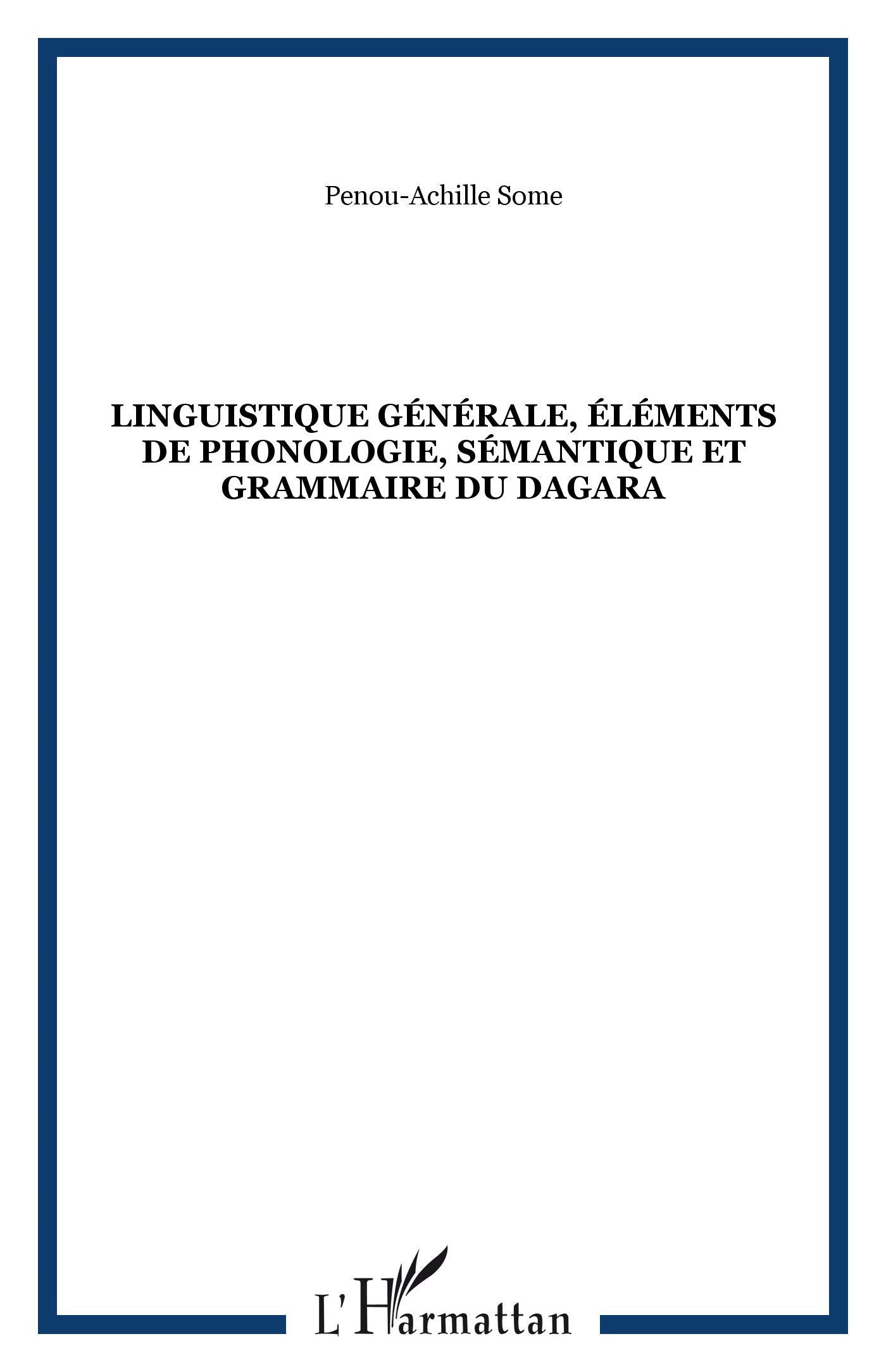 Linguistique Generale Elements de Phonologie Semantiqu Social Sciences