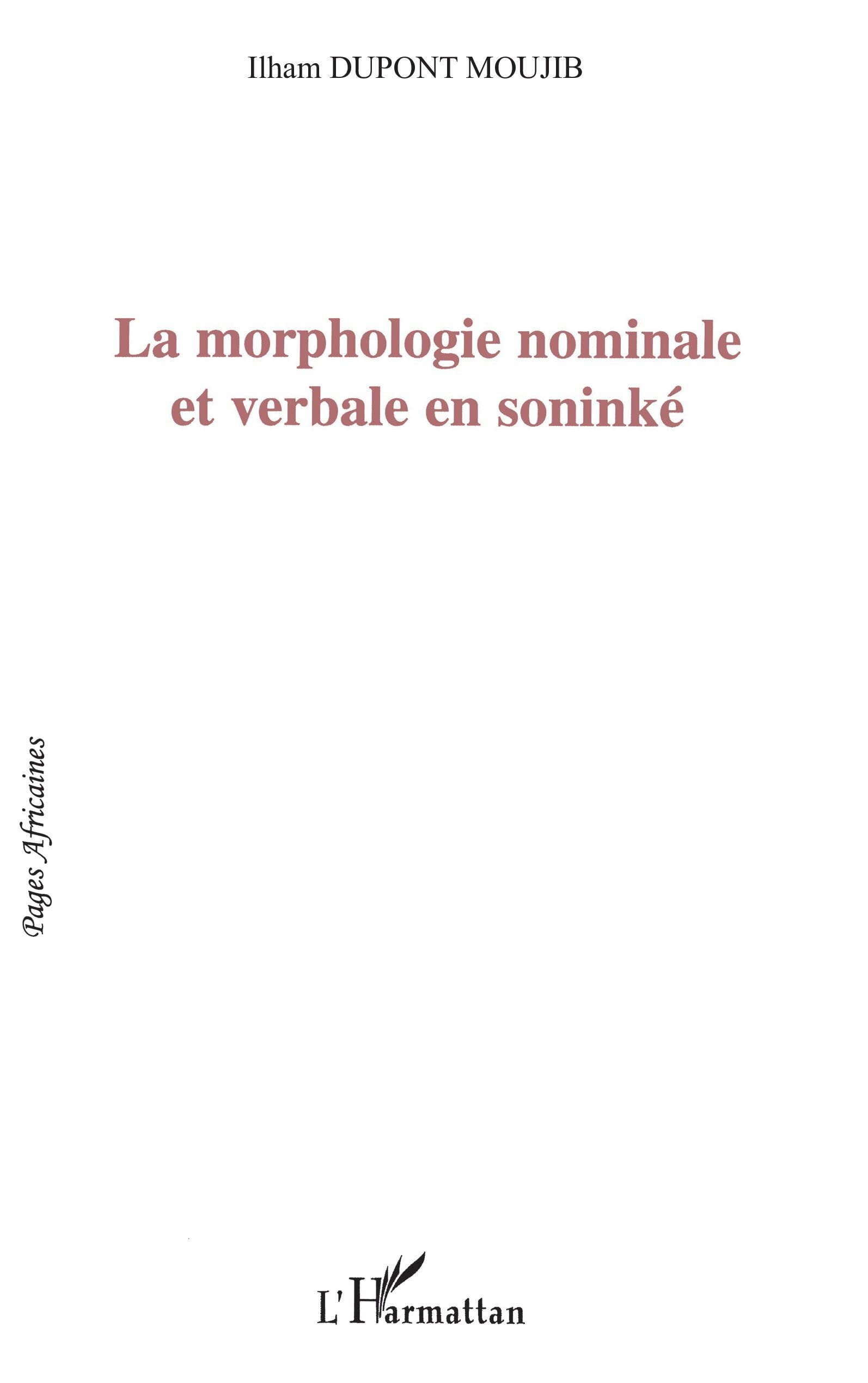 Morphologie Nominale et Verbale en Soninke book