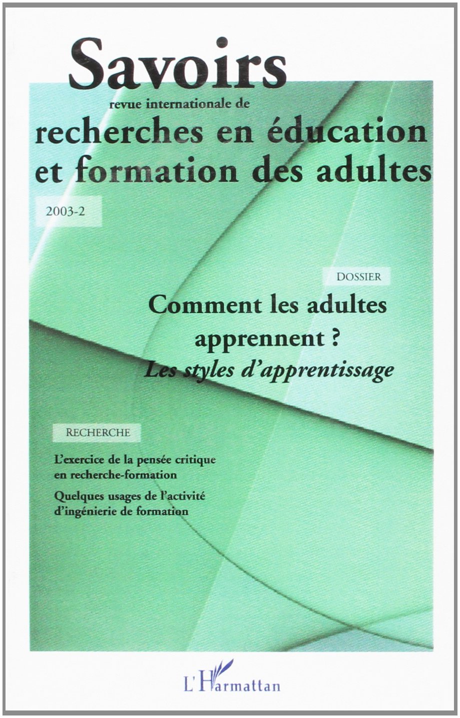 Comment les adultes apprenent ? les styles d'apprentis book