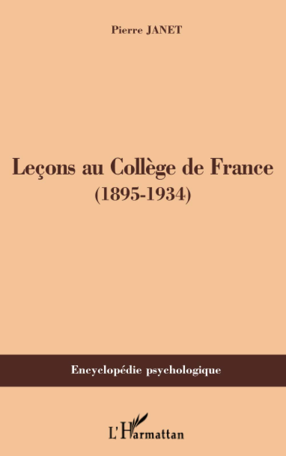 Leçons au Collège de France: (1895-1934) book