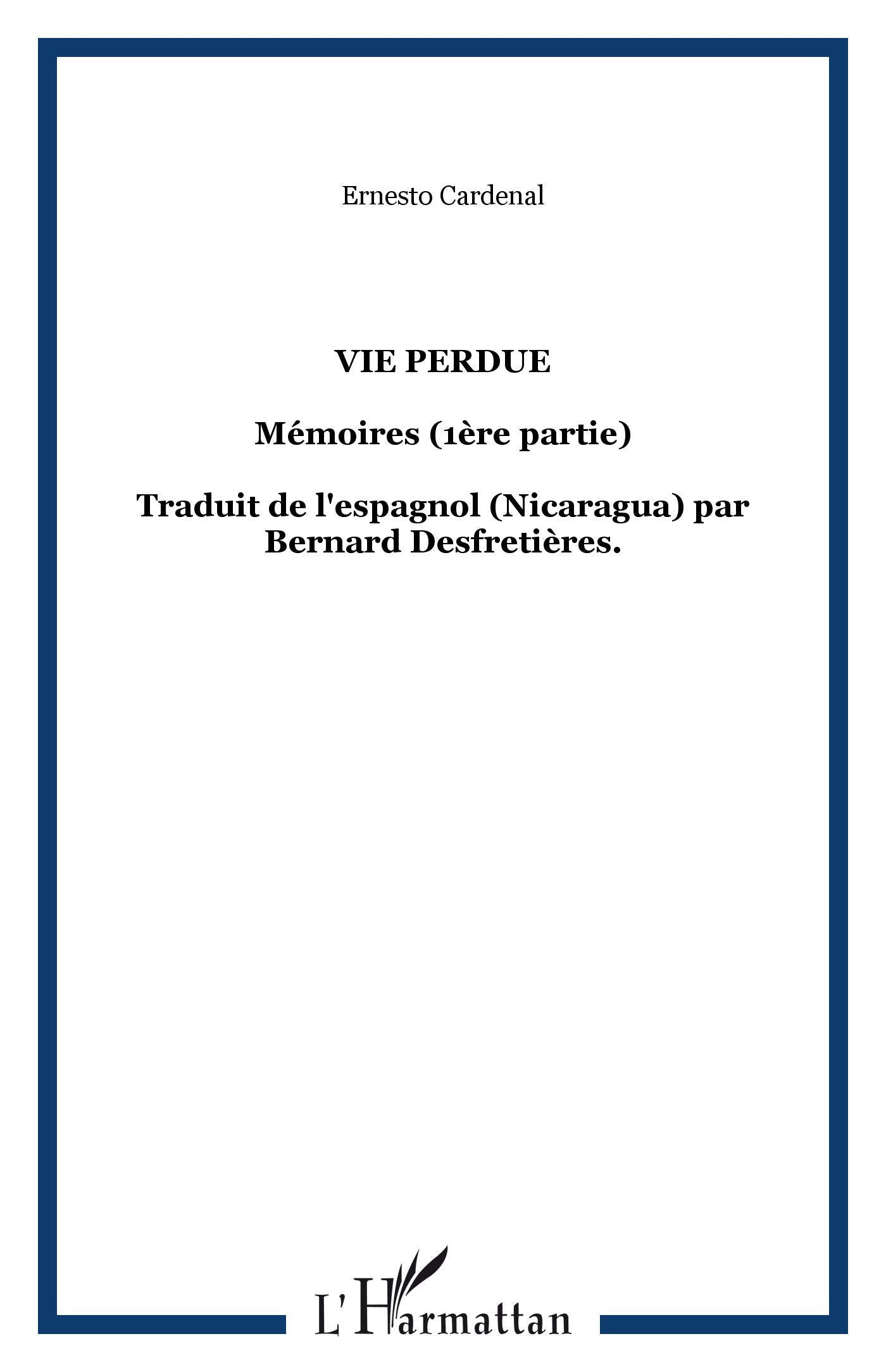 Vie perdue : Mémoires (1re partie) book