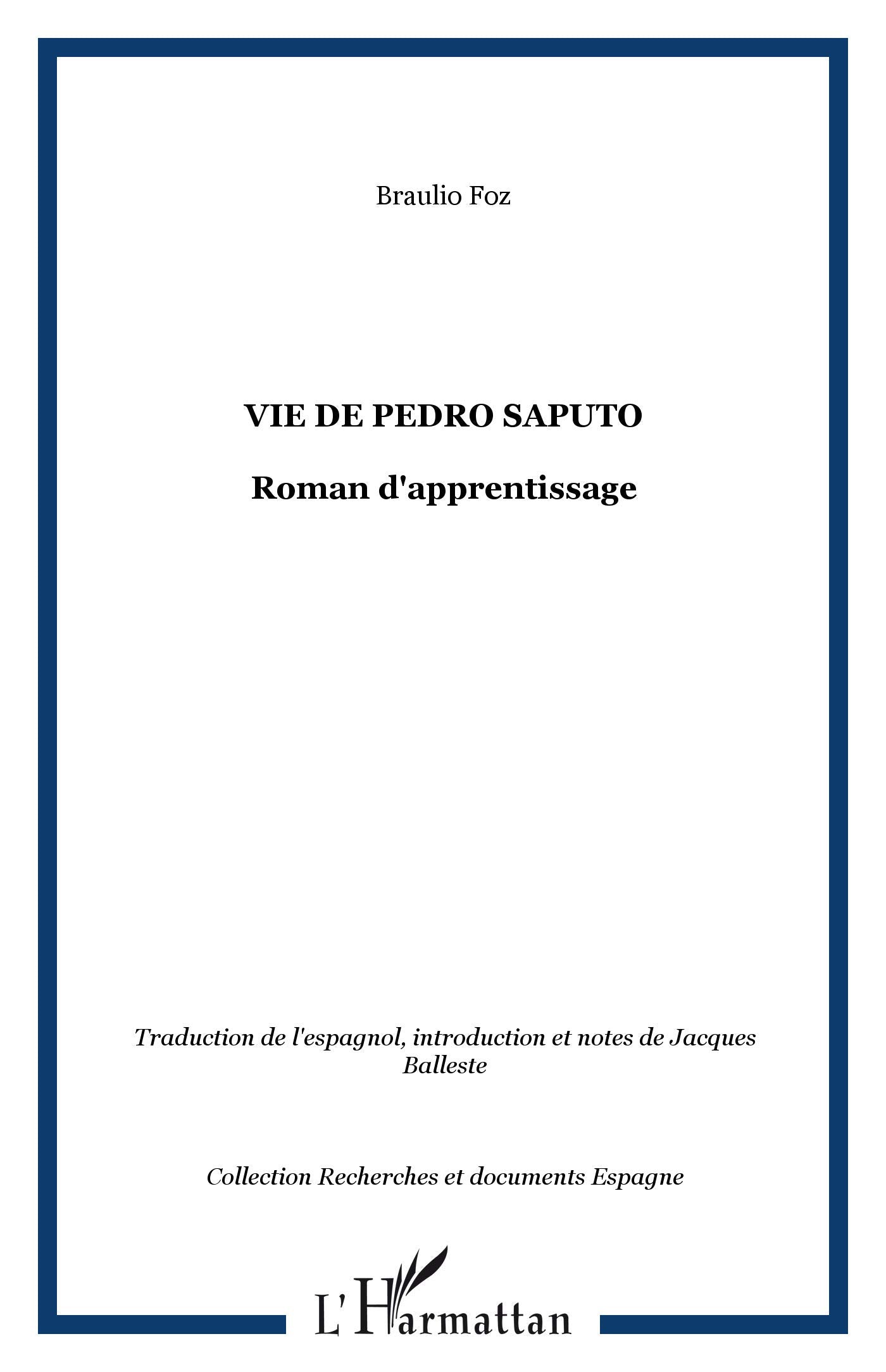 Vie de Pedro Saputo : Roman d'apprentissage book