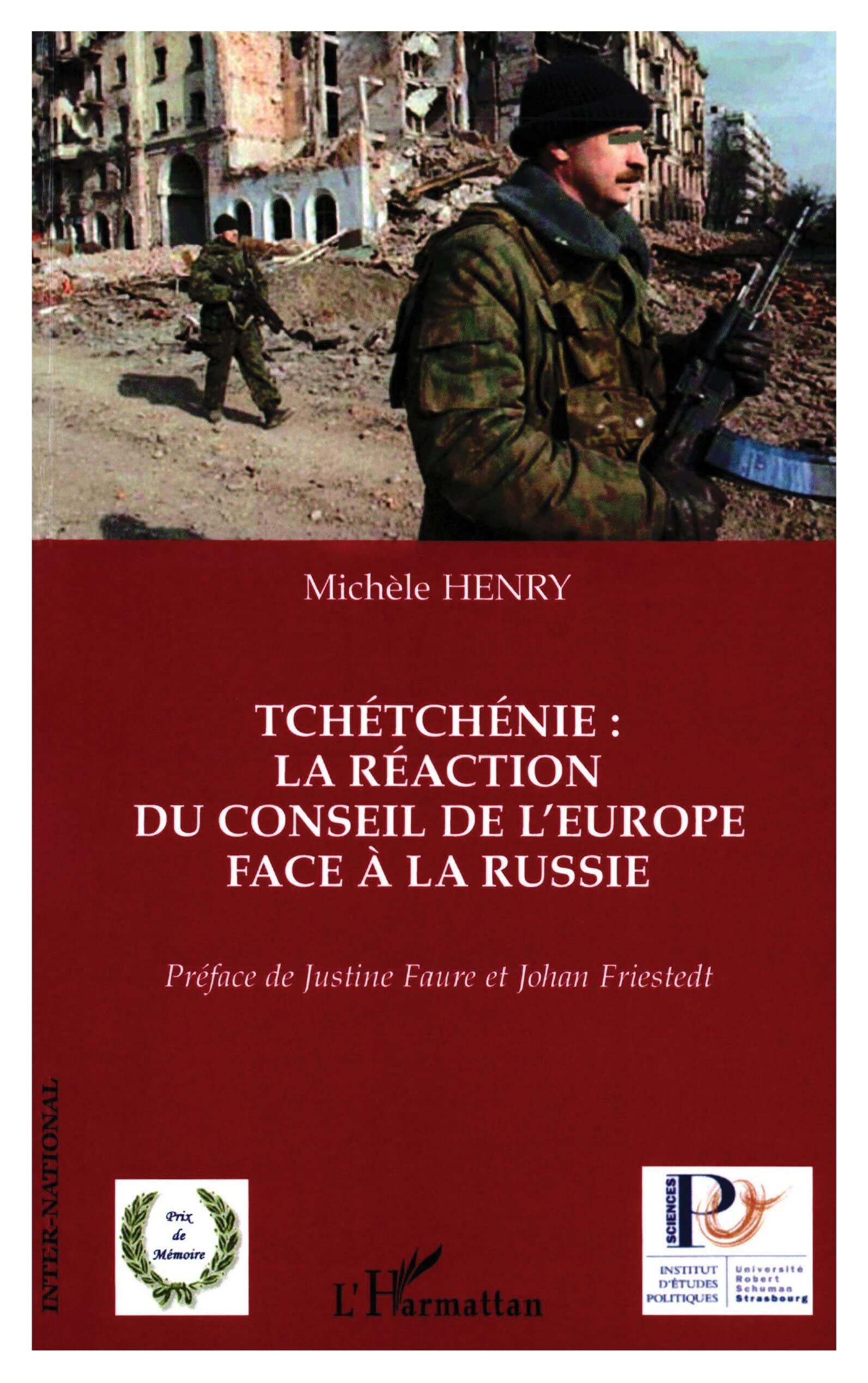Tchétchénie: la réaction du conseil de l'Europe face à la Russie book