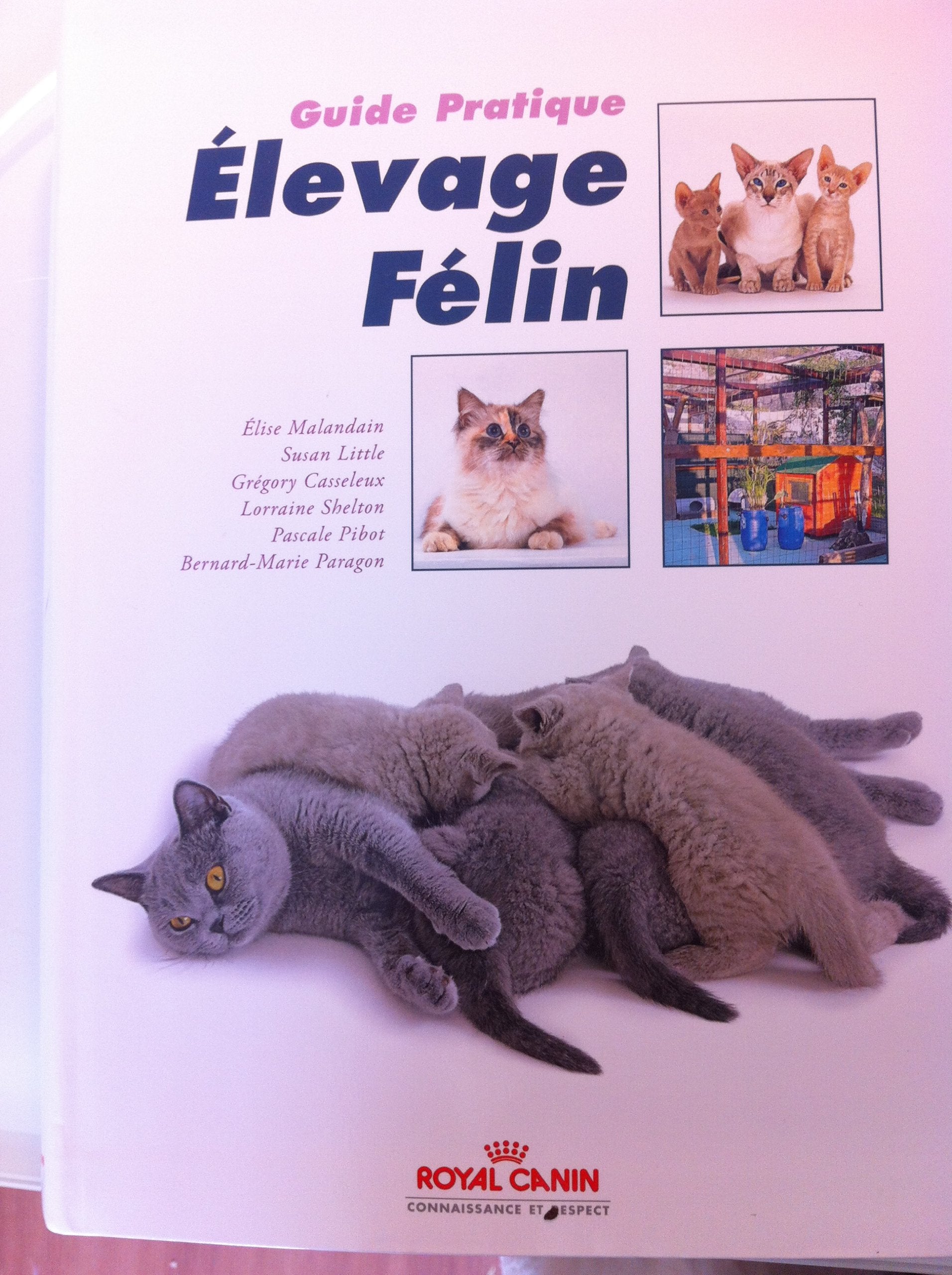 Guide pratique de l'élevage félin book