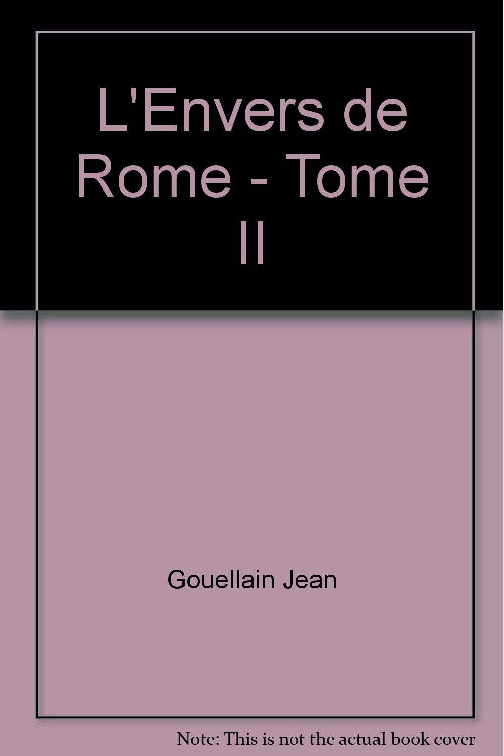 L'envers de rome - tome ii book