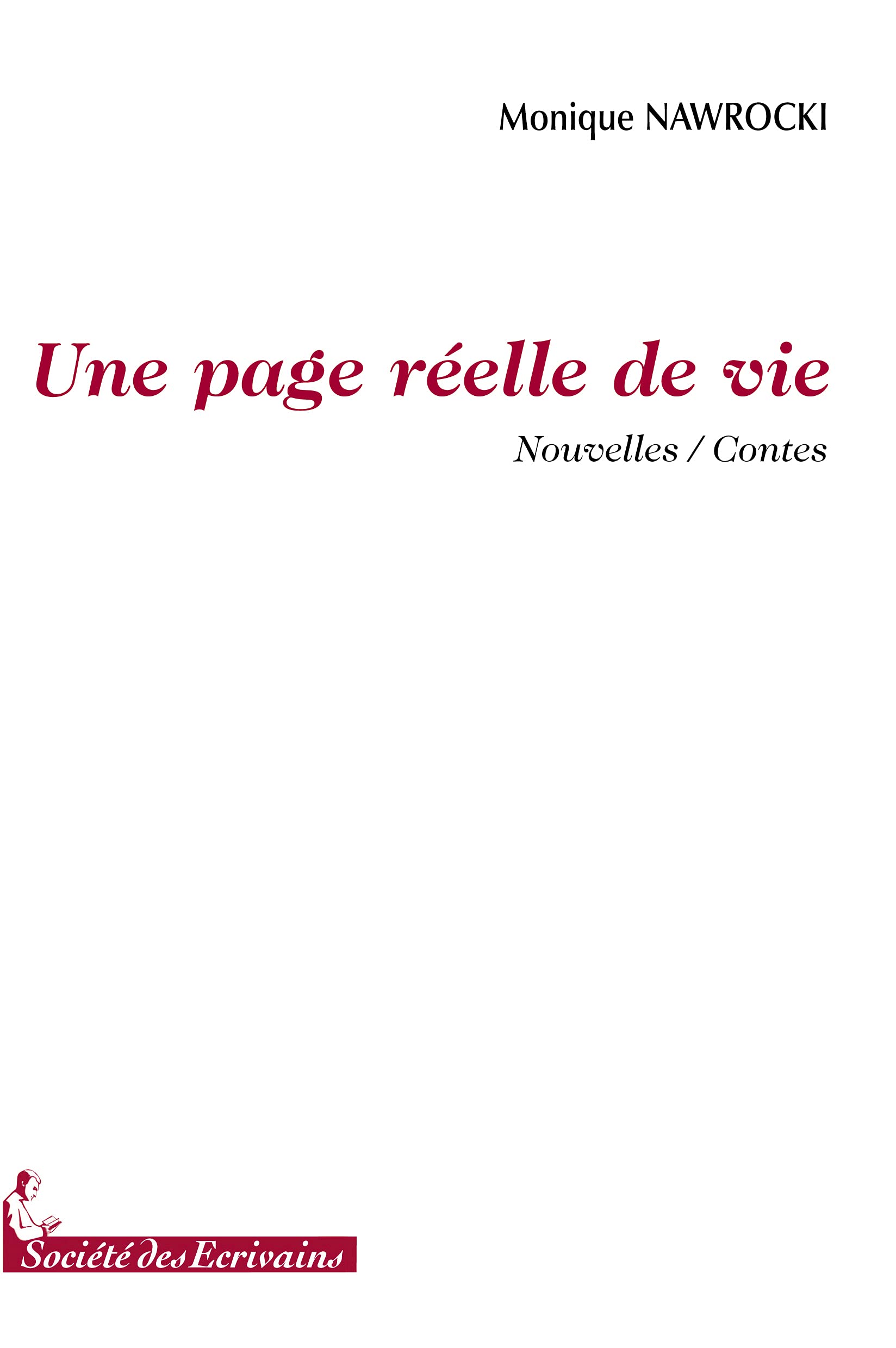 Une page réelle de vie - roman book