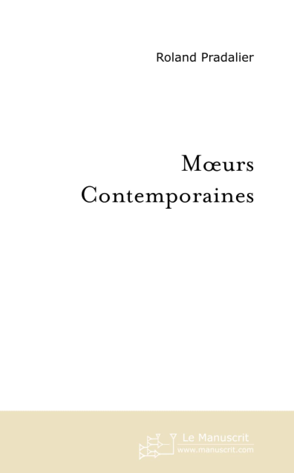 M URS CONTEMPORAINES Contemporary literature