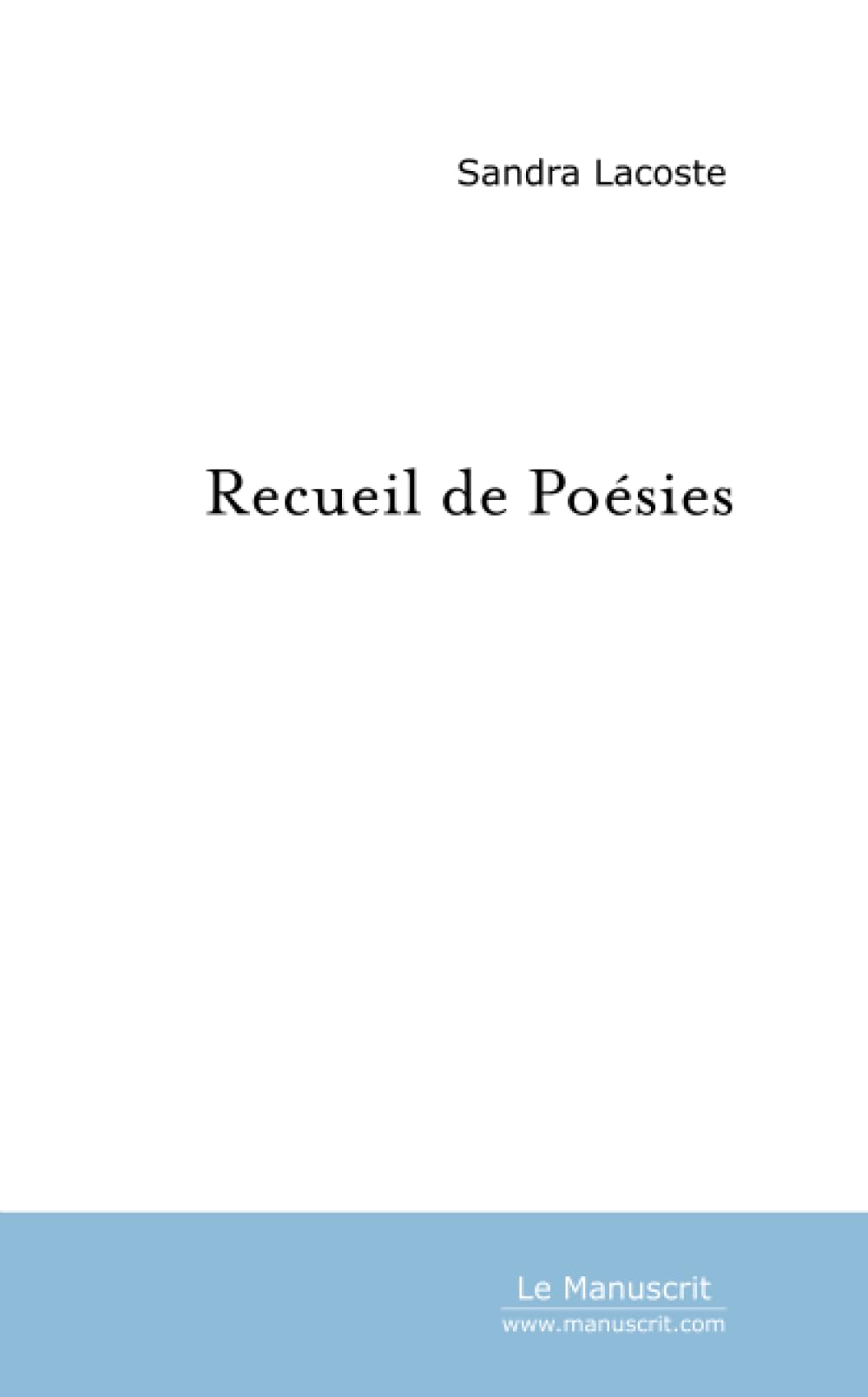 Recueil de Poésies: Et Autres Pensées book