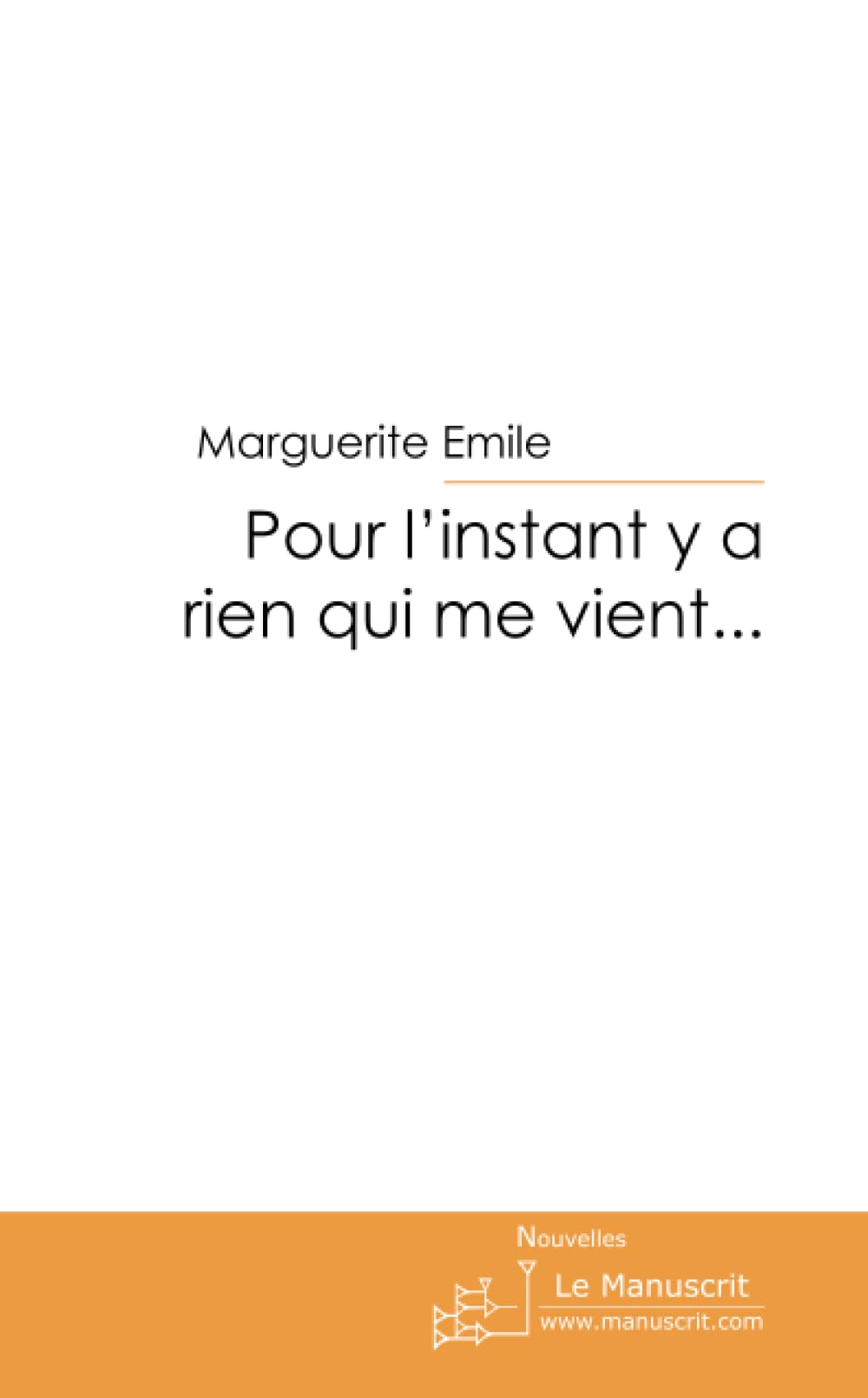 Pour l'instant y a rien qui me vient... Essays & Short Stories