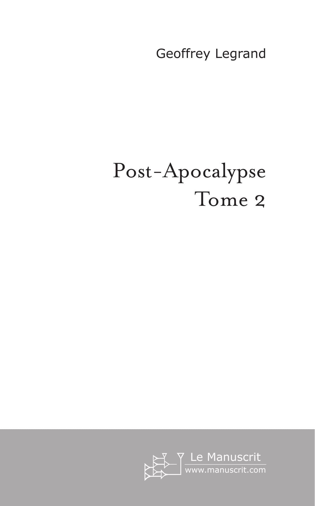 Post-apocalypse Tome 2: Ceux qui viennent du ciel book