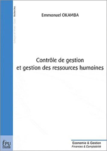 Contrôle de gestion et gestion des ressources humaines book