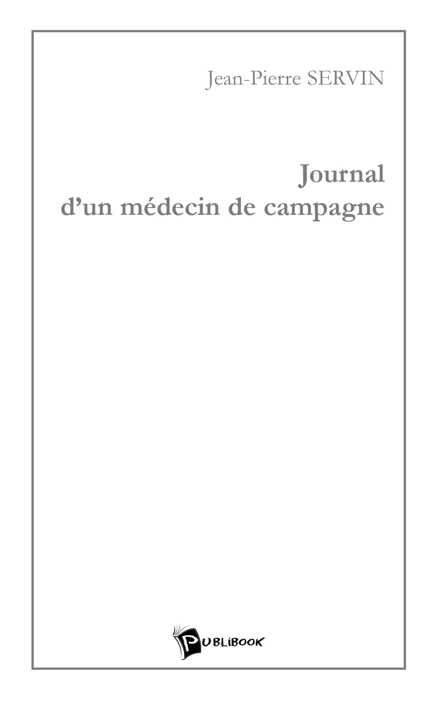 Journal d'un médecin de campagne book