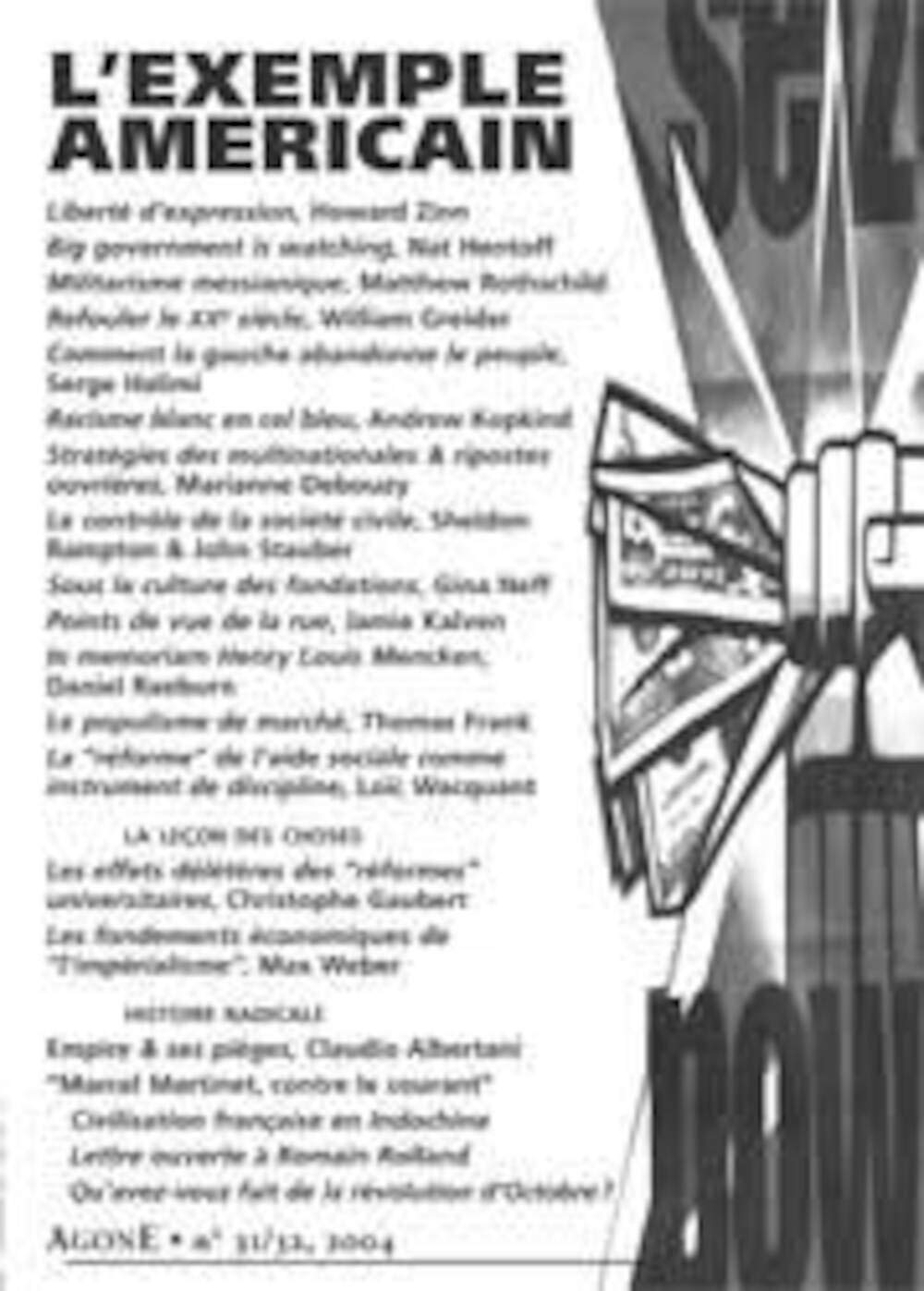 Agone 31 / 32-2004 Exemple Américain: Exemple Américain book
