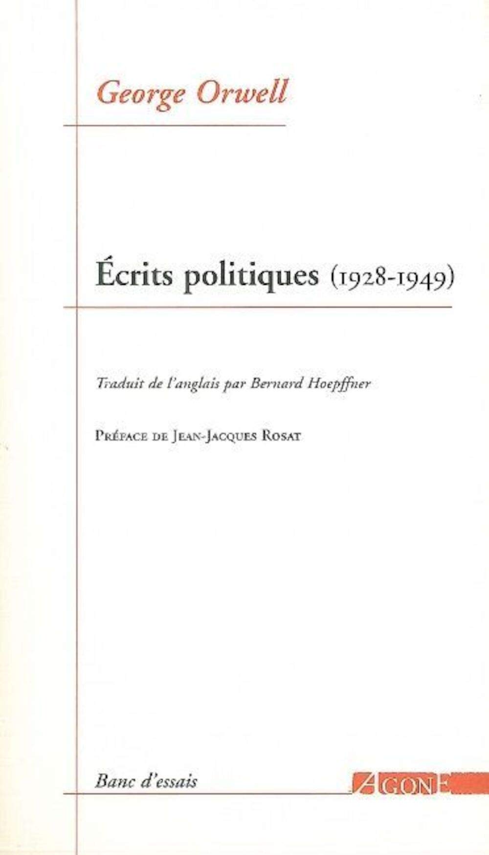 Ecrits politiques (1928-1949): Sur le socialisme, les intellectuels et la démocratie book
