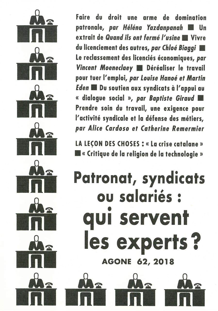 Agone 62: « Patronat, syndicats ou salariés : qui servent les experts ? » Books