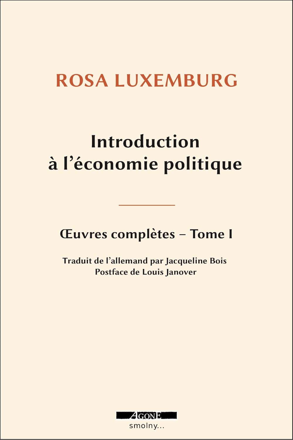 Introduction à l'économie politique: Oeuvre complète, Tome 1 book