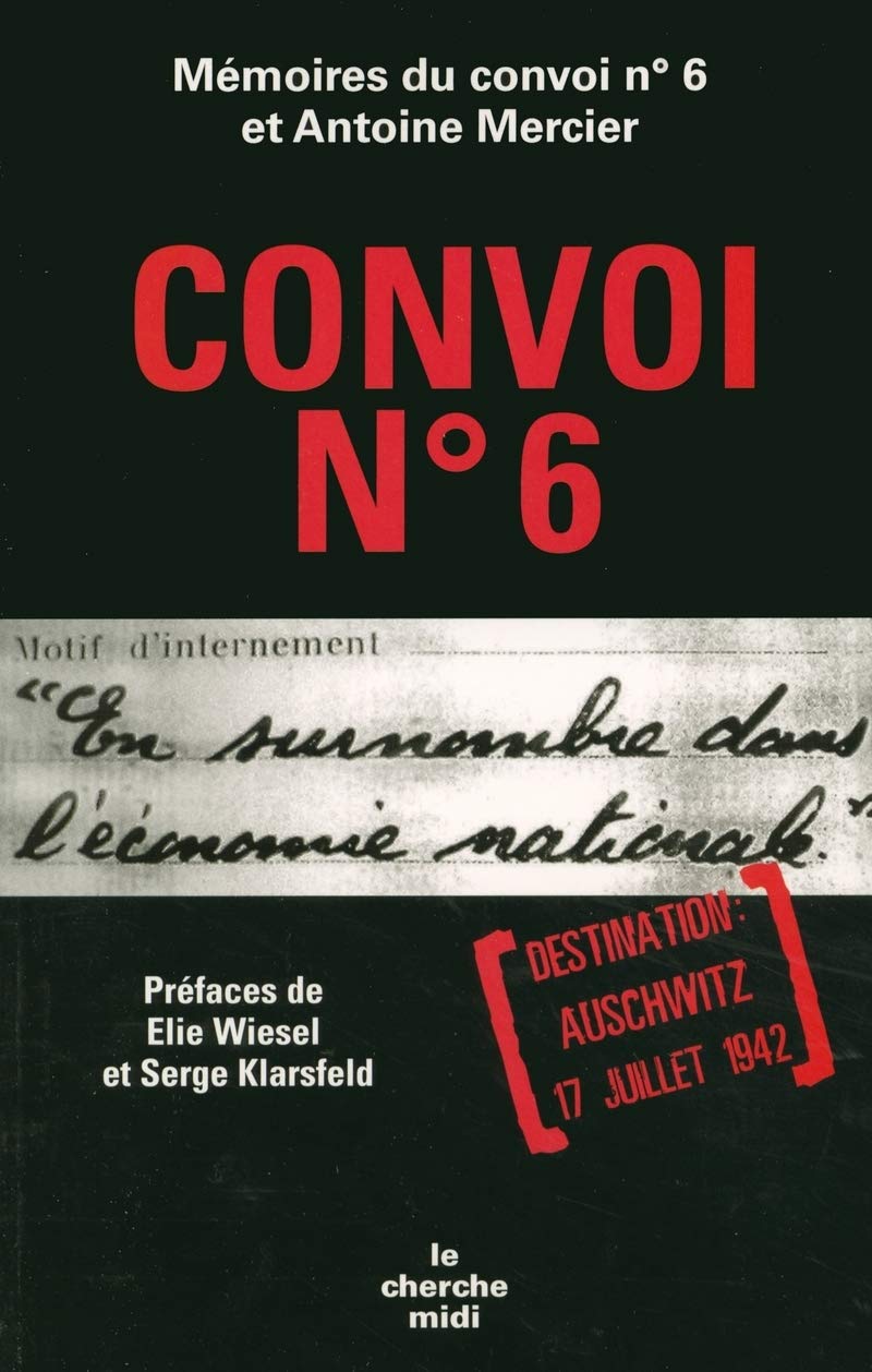 Convoi n°6: Destination : Auschwitz 17 juillet 1942 book