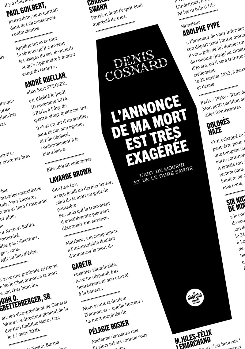 L'annonce de ma mort est très exagérée book
