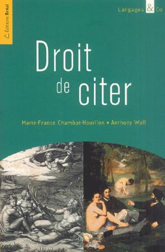 Droit de citer book