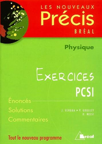 Nouveaux précis exercices physique PCSI book