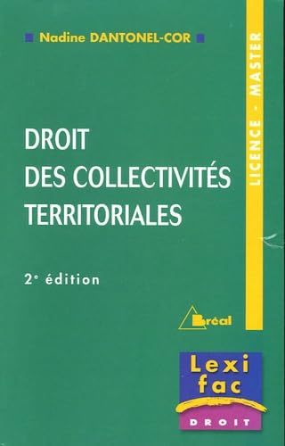 Droit des collectivités territoriales book