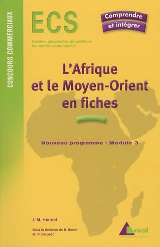 L'Afrique et le Moyen-Orient en fiches book