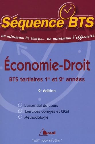 Economie-Droit BTS tertiaires 1re et 2e années book
