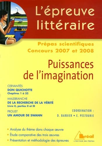 Puissances de l'imagination, L'épreuve Littéraire 2007/2008 book