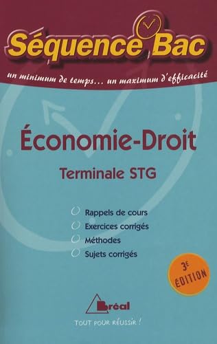 SB économie droit terminale stg book