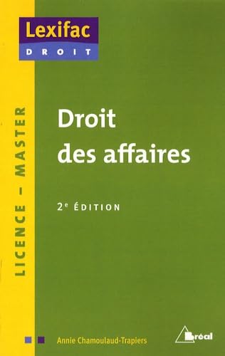 Droit des affaires book