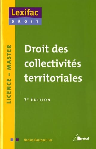 Droit des collectivités territoriales : Licence, Master book