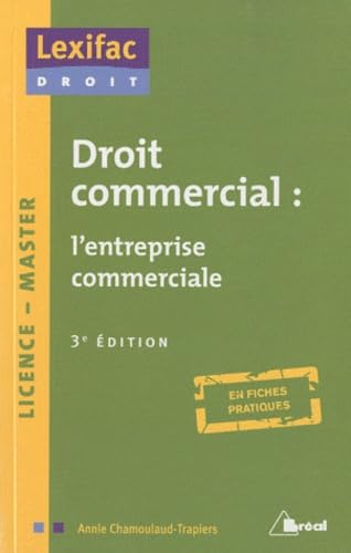 Droit commercial : L'entreprise commerciale book