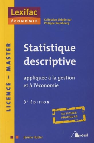 Statistiques descriptives appliquées à la gestion et l'économie book