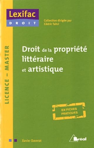 Droit de la propriété littéraire et artistique book