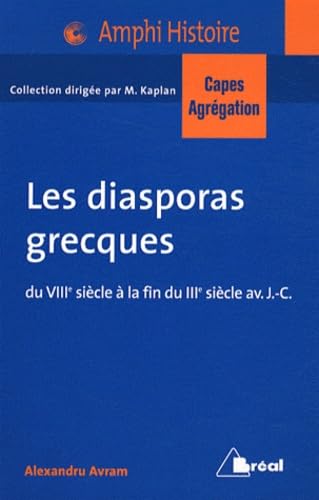Les diasporas grecques - Capès agrégation book