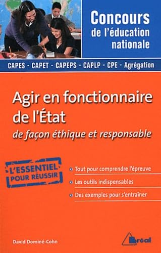 Agir en fonctionnaire de l'état book