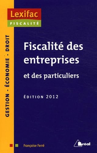 Fiscalité des entreprises et des particuliers book