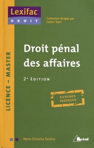 Droit pénal des affaires book