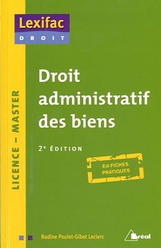 Droit administratif des biens Law
