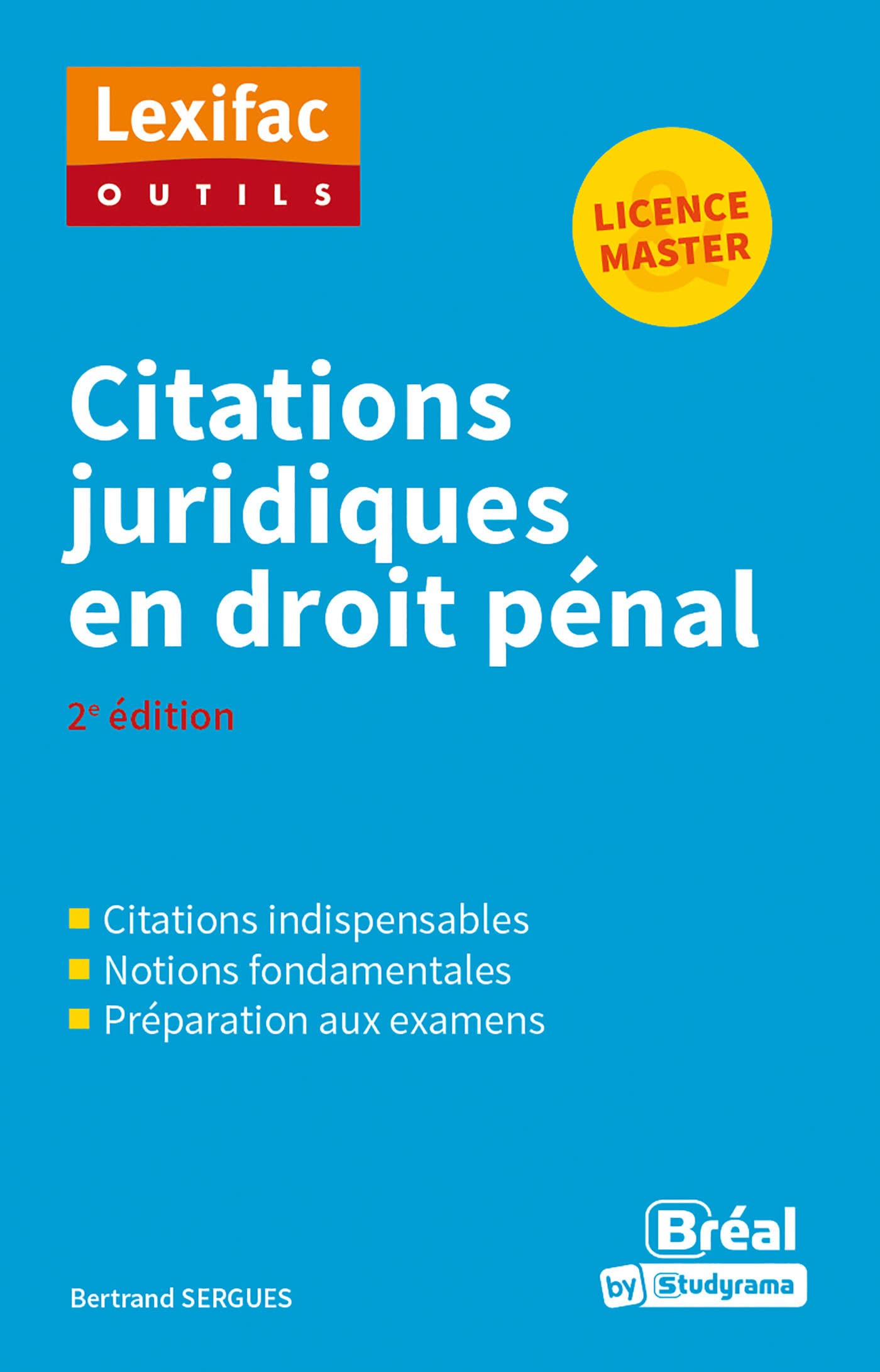Citations juridiques en droit pénal book