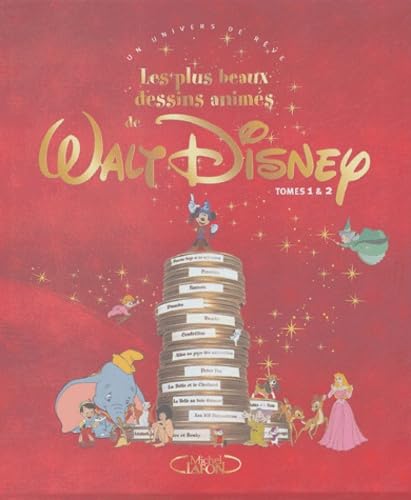 Les plus beaux dessins animés de Walt Disney Coffret 2 volumes : Tome 1 ; Tome 2 Books