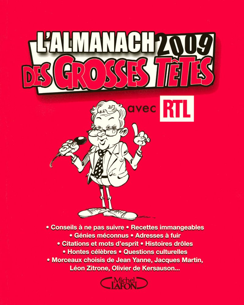 L'almanach 2009 des Grosses Têtes Books